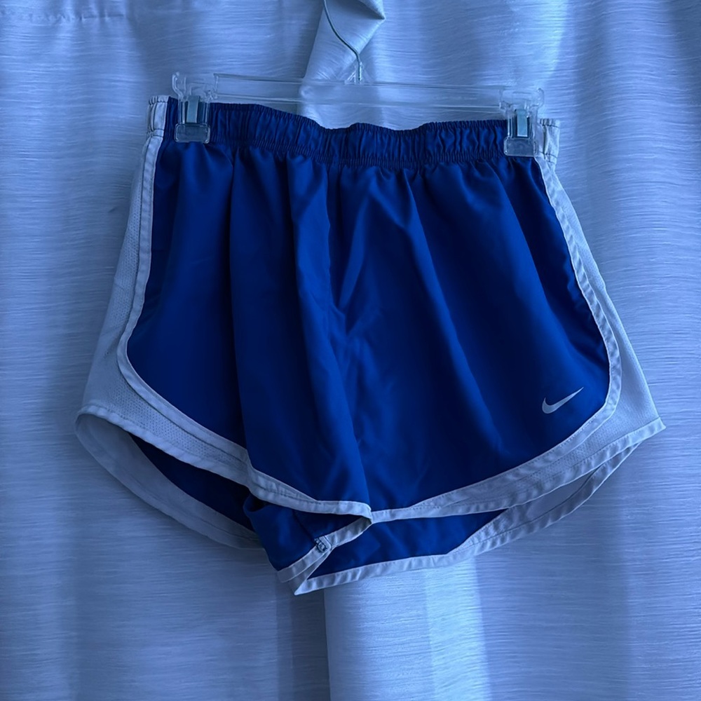 Blue nike shorts